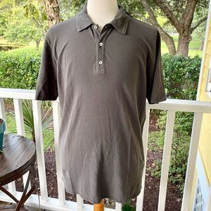 Buck Mason Gray Polo Shirt